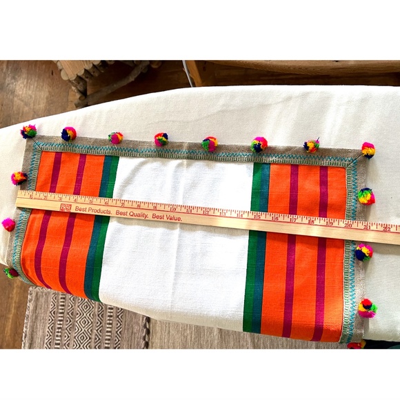 KIM SEYBERT Jaipur Cotton Dinner Napkins in White & Multi - Set of 8 - NWOT - Picture 9 of 10